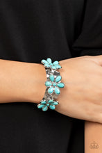 Load image into Gallery viewer, Paparazzi Bracelet - Desert Flower Patch - Blue