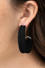 Load image into Gallery viewer, Paparazzi Earring - Rural Guru - Black