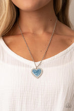 Load image into Gallery viewer, Paparazzi Necklace - Heart Full of Luster - Blue
