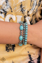 Load image into Gallery viewer, Paparazzi Bracelet - Take By SANDSTORM - Blue