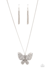 Load image into Gallery viewer, Paparazzi Necklace - Butterfly Boutique - Silver