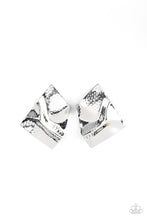 Load image into Gallery viewer, Paparazzi Earring - Modern Maverick - Silver