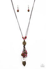 Load image into Gallery viewer, Paparazzi Necklace - Knotted Keepsake - Pink