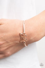 Load image into Gallery viewer, Paparazzi Bracelet - Did I FLUTTER? - Rose Gold