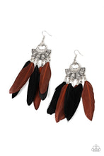 Load image into Gallery viewer, Paparazzi Earring - Plume Paradise - Multi