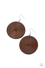 Load image into Gallery viewer, Paparazzi Earring - Caribbean Cymbal - Brown