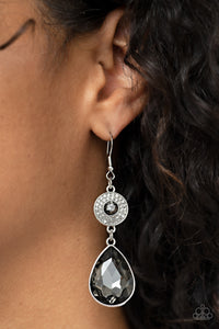 Paparazzi Earring - Collecting My Royalties - Silver