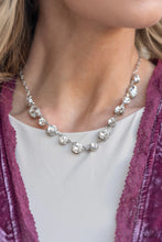 Load image into Gallery viewer, Paparazzi Necklace - Hands Off the Crown! - White