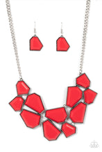 Load image into Gallery viewer, Paparazzi Necklace - Double-DEFACED - Red