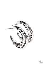 Load image into Gallery viewer, Paparazzi Earring - Wanderlust Wilderness - Silver