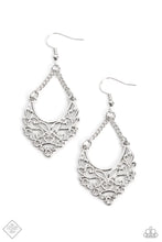 Load image into Gallery viewer, Paparazzi Earring - Sentimental Setting - Silver
