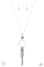 Load image into Gallery viewer, Paparazzi Necklace - Tastefully Tasseled - Silver
