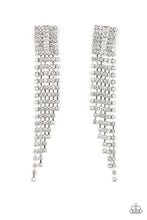 Load image into Gallery viewer, Paparazzi Earring - A-Lister Affirmations - White