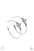 Load image into Gallery viewer, Paparazzi Earring - Lone Star Shimmer - White