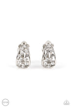 Load image into Gallery viewer, Paparazzi earring - Extra Effervescent - White