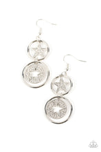 Load image into Gallery viewer, Paparazzi Earring - Liberty and SPARKLE for All - White