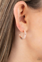Load image into Gallery viewer, Paparazzi Earring - BEVEL Up - Rose Gold