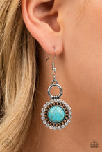Load image into Gallery viewer, Paparazzi Earring - Mojave Mogul - Blue