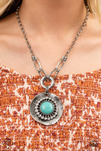 Load image into Gallery viewer, Paparazzi Necklace - Badlands Treasure Hunt - Blue