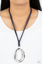 Load image into Gallery viewer, Paparazzi Necklace - Long OVAL-due - Blue