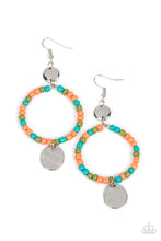 Load image into Gallery viewer, Paparazzi Earring - Cayman Catch - Orange