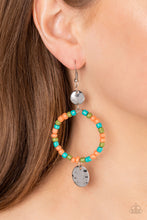 Load image into Gallery viewer, Paparazzi Earring - Cayman Catch - Orange