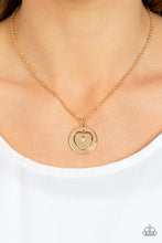 Load image into Gallery viewer, Paparazzi Necklace - Heart Full of Faith - Gold