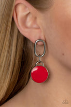 Load image into Gallery viewer, Paparazzi Earring - Drop a TINT - Red