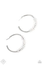 Load image into Gallery viewer, Paparazzi Earring - Bubble-Bursting Bling - White
