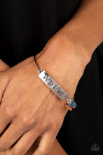 Load image into Gallery viewer, Paparazzi Bracelet - Fearless Fashionista - Blue