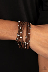 Paparazzi Bracelet - Clustered Constellations - Brown