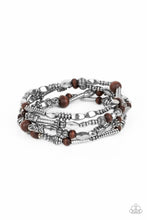 Load image into Gallery viewer, Paparazzi Bracelet - Jungle Jubilee - Brown