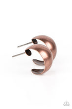 Load image into Gallery viewer, Paparazzi Earring - Burnished Beauty - Copper
