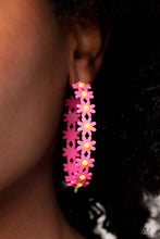 Load image into Gallery viewer, Paparazzi Earring - Daisy Disposition - Pink