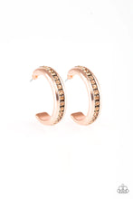 Load image into Gallery viewer, Paparazzi Earring - 5th Avenue Fashionista Copper