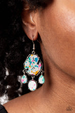 Load image into Gallery viewer, Paparazzi Earring - Organic Optimism - White
