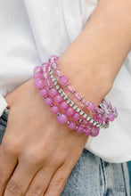 Load image into Gallery viewer, Paparazzi Bracelet - GARDEN the Interruption - Purple