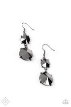 Load image into Gallery viewer, Paparazzi Earring - Sizzling Showcase - Black