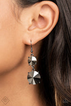 Load image into Gallery viewer, Paparazzi Earring - Sizzling Showcase - Black