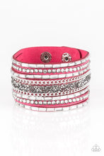 Load image into Gallery viewer, Paparazzi Bracelet - Rhinestone Rumble - Pink