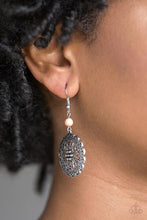 Load image into Gallery viewer, Paparazzi Earring -Full Floral - Brown