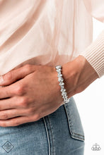 Load image into Gallery viewer, Paparazzi Bracelet - BLING Them To Their Knees - White