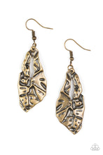 Load image into Gallery viewer, Paparazzi Earring - Cave Cavalier - Brass