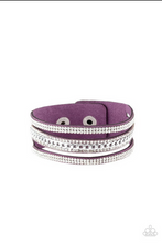 Load image into Gallery viewer, Paparazzi Bracelet - Rollin' In Rhinestones - Purple