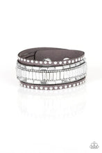 Load image into Gallery viewer, Paparazzi Bracelet - Rock Star Rocker - Silver