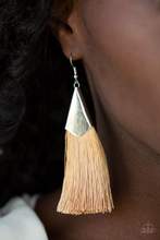 Load image into Gallery viewer, Paparazzi Earring -In Full PLUME - Brown