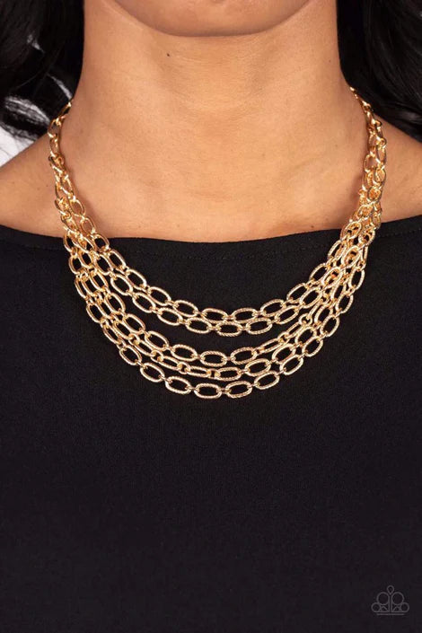 Paparazzi Necklace - House of CHAIN - Gold