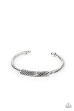 Load image into Gallery viewer, Paparazzi Bracelet - CABLE-Minded - Silver
