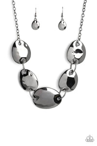 Paparazzi Necklace - That RING You Do - Black
