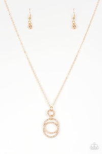 Paparazzi Necklace - Timeless Trio - Gold